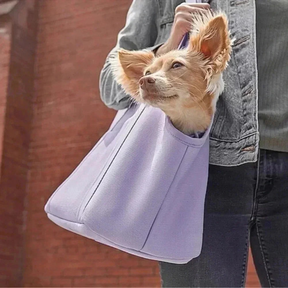 Lavender Dog Carrier Tote - Picture 2 of 7